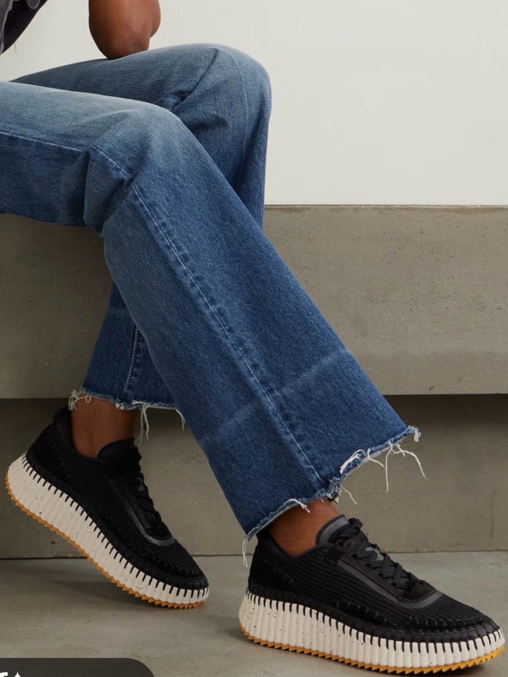 Chloé

Nama Mixed Media Platform Sneakers